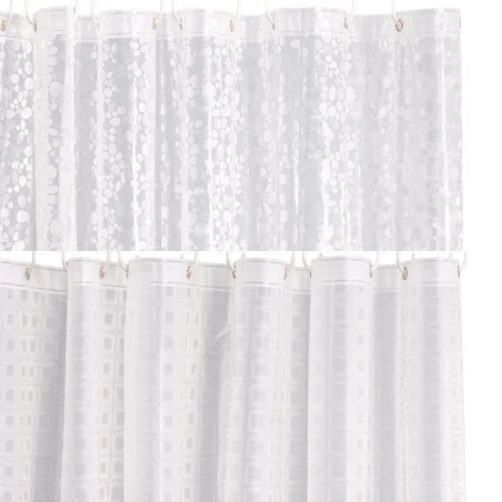 COTINA BAÑO CORTINA BAÑO PEVA TRANSPARENTE 180 X 200 CM