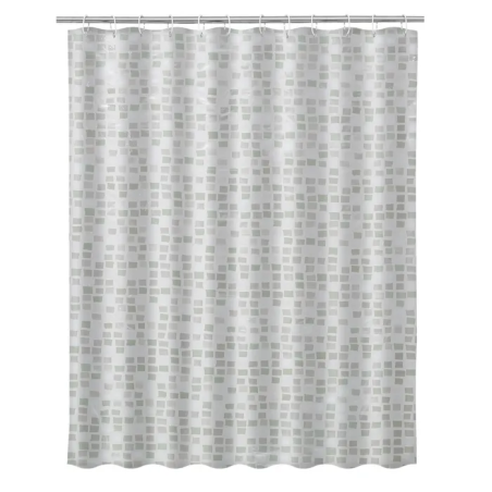 CORTINA BAÑO MOSAIC PVC 180 X 180 CM