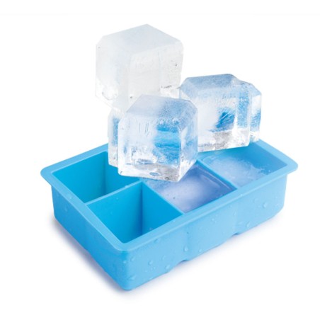 Molde de silicona para hielos grandes XL de 5 cm con tapa protectora – Ibili – Casa Joven