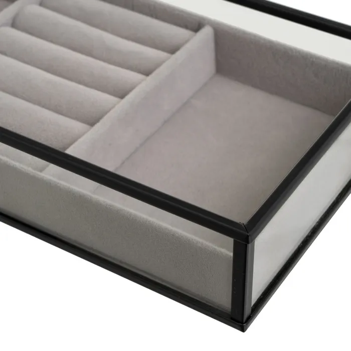 bandeja organizador joyas cristal