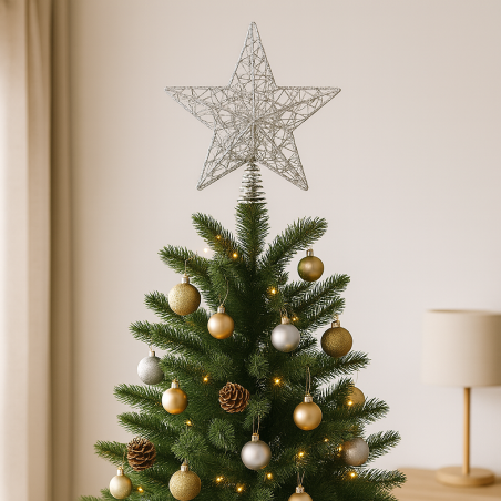 terminal estrella árbol metálica