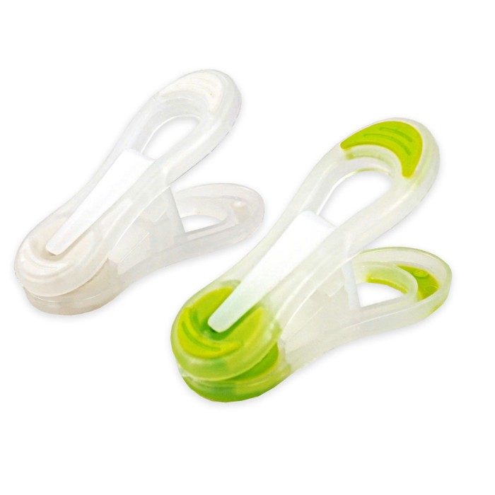 set 20 pinzas con silicona petra