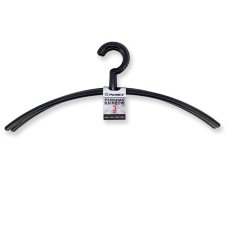 SET 3 PERCHAS NEGRAS RAINBOW