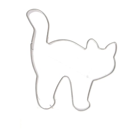 Cortador de Galletas Gato Asustado 7,2 cm