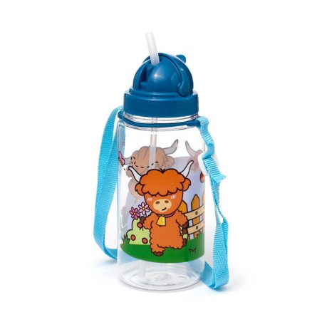 Botella de Agua Infantil 450ml Vaca 