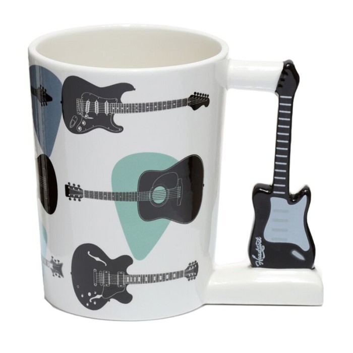 TAZA GUITARRA CERÁMICA ELECTRICA