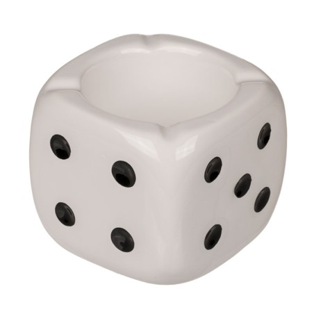 CENICERO DADO CERÁMICA 8X7.5CM