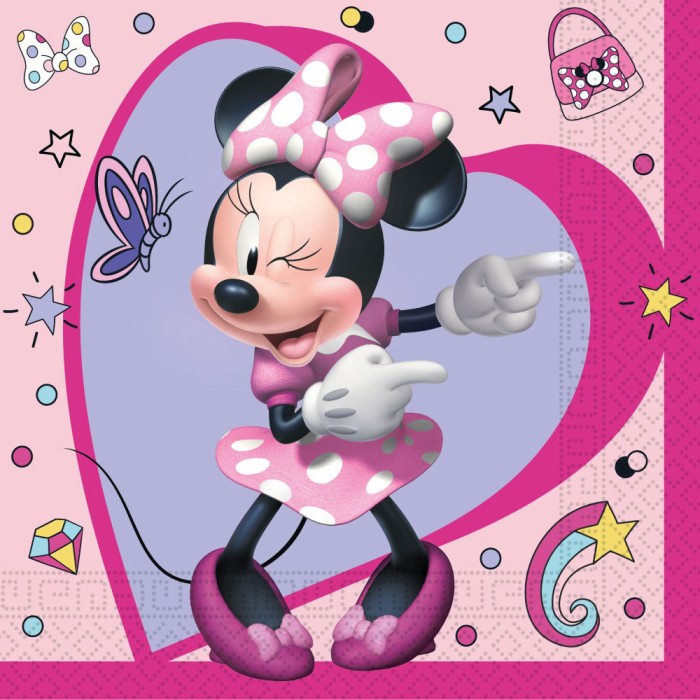 20SERVILLETAS 33X33CM MINNIE JUNIOR