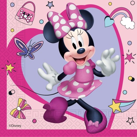 20SERVILLETAS 33X33CM MINNIE JUNIOR