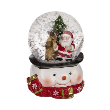 Bola de nieve muñeco de nieve 5,2 x 6,5 cm