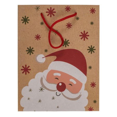 BOLSA DE PAPEL AMIGOS NAVIDAD 18X8X23CM