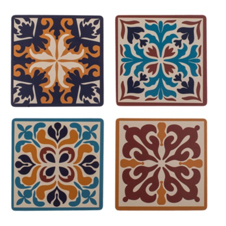 POSAVASOS MOSAICO CORCHO 9.5*9.5*0.5 CM