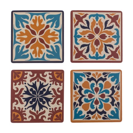 POSAVASOS MOSAICO CORCHO 9.5*9.5*0.5 CM