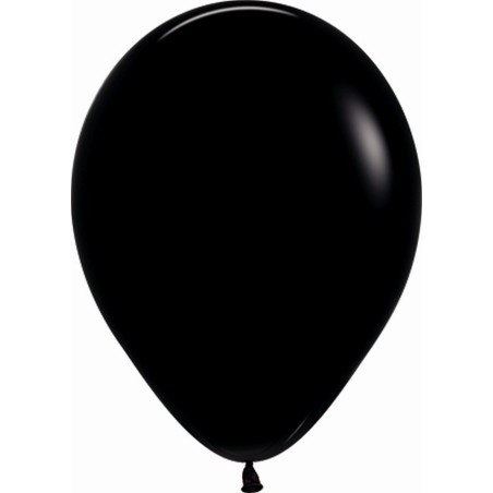 12 GLOBOS NGROS 30cm -R12 SEMPERTEX