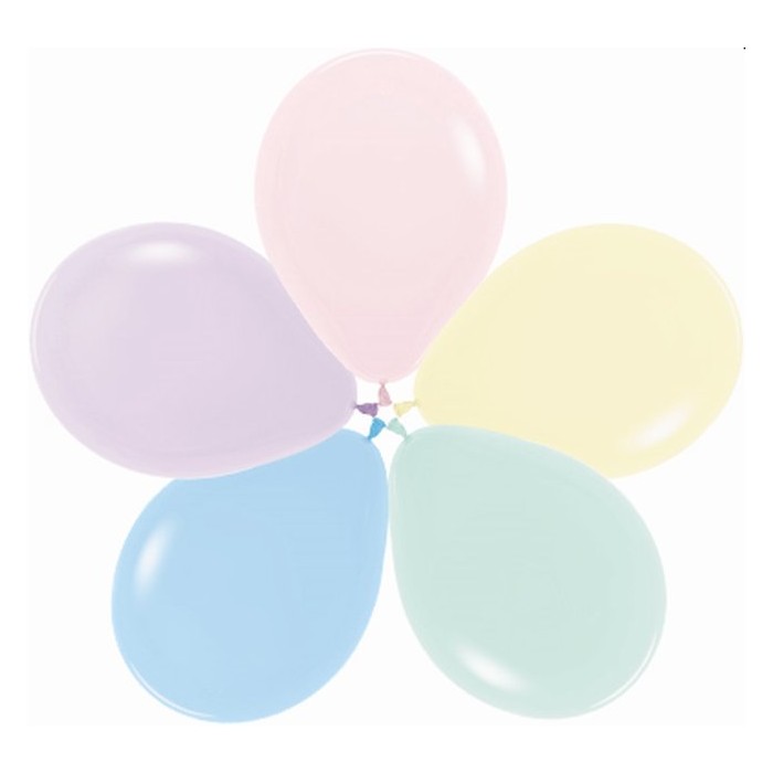 50 GLOBOS COLORES PASTEL 30cm -R12 SEMPERTEX