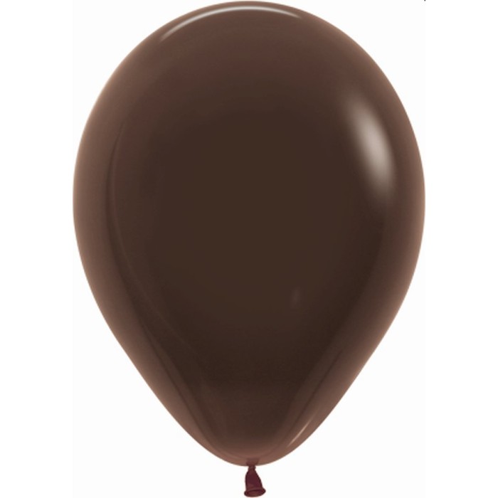 100 GLOBOS CHOCOLATE SALIDO 12,5cm -R5 SEMPERTEX