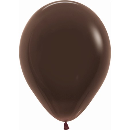 100 GLOBOS CHOCOLATE SALIDO 12,5cm -R5 SEMPERTEX