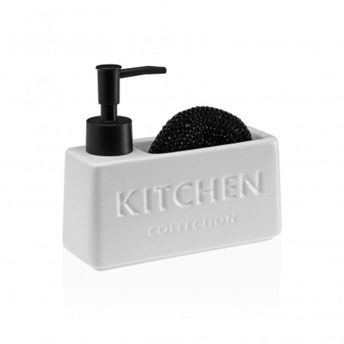 DISPENSADOR ESTROPAJERO "KITCHEN" BLANCO