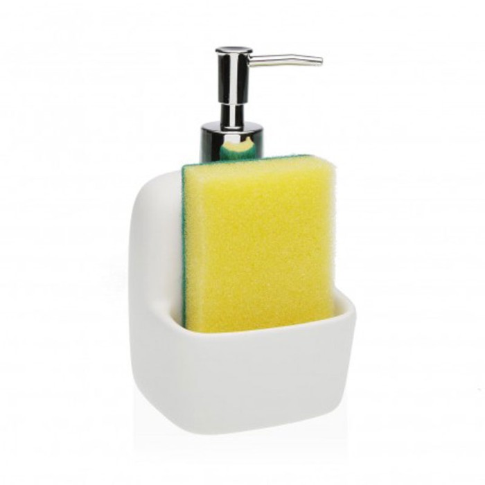 DISPENSADOR JABON BLANCO