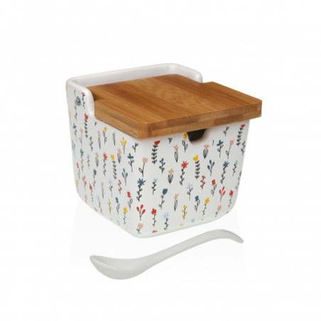 AZUCARERO TAPA BAMBU FLORES BLUME