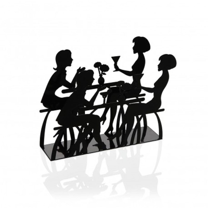 SERVILLETERO AMIGAS METÁLICO