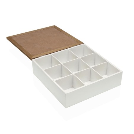 CAJA DE TE FLORES VERDI 24X24X7 CM