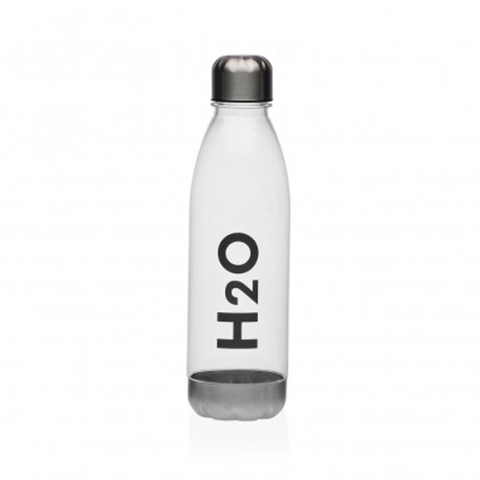 BOTELLA H2O TRANSPARENTE 750ml 