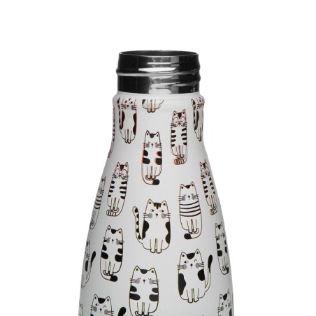 BOTELLA GATO TERMICA ACERO 500ML