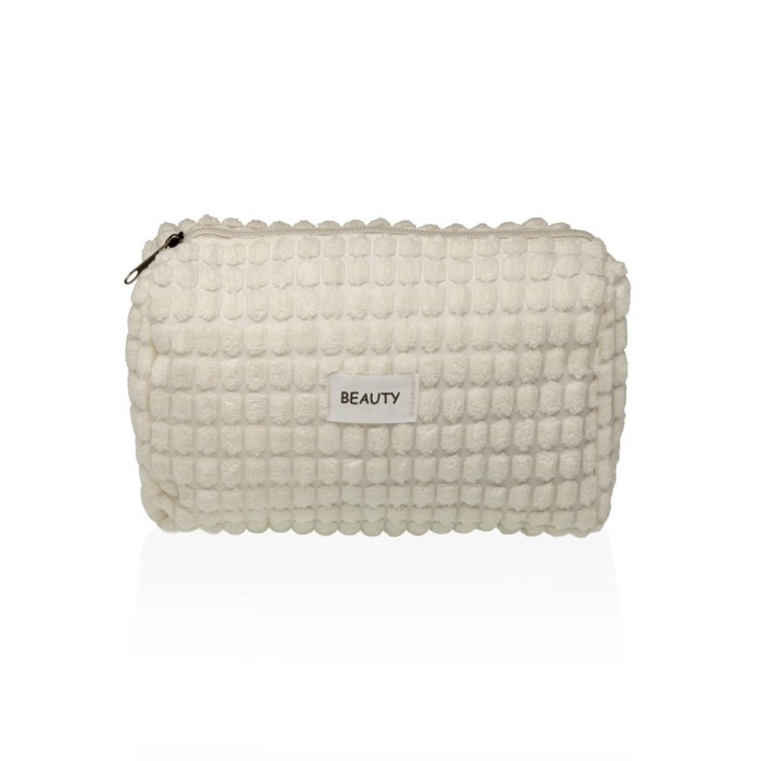 NECESER CORDUROY BLANCO 18X8X 11 CM