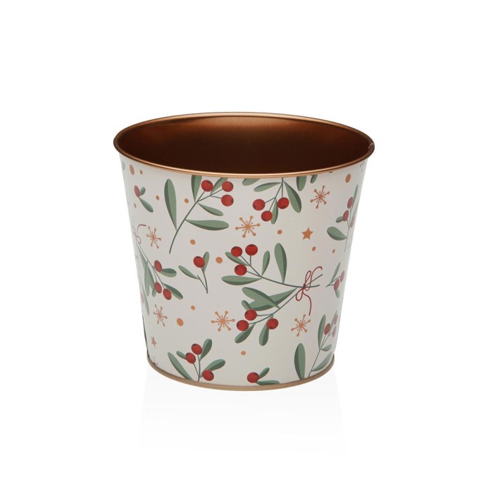 MACETA METALICA BAYAS 