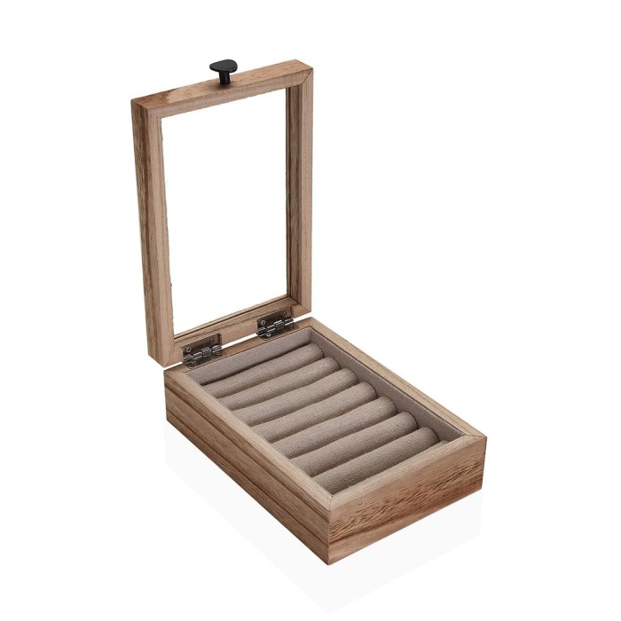 Joyero anillos madera