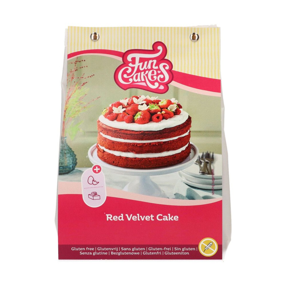 preparado red velvet funcakes sin gluten