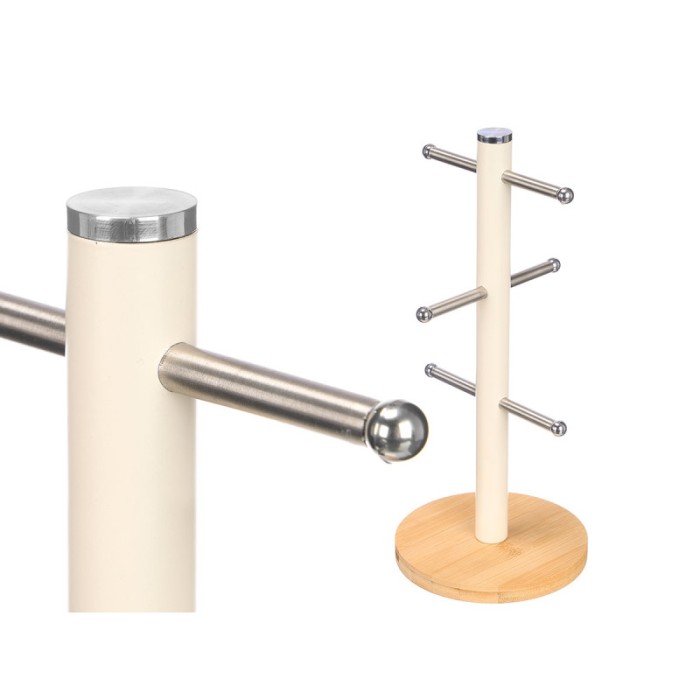 SOPORTE 6 TAZAS BAMBU 