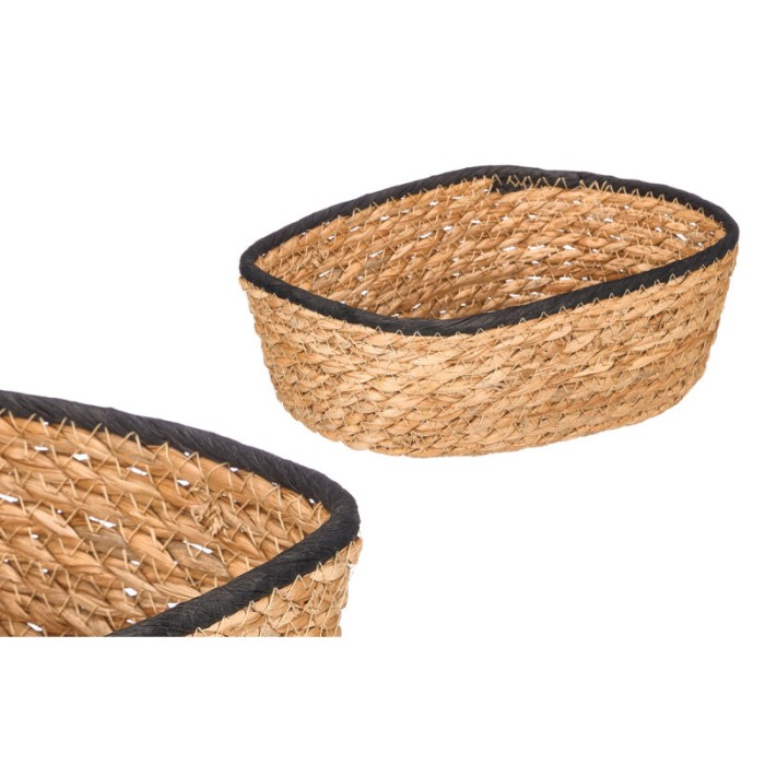 CESTO RECTANGULAR 24X18 CM FILO NEGRO