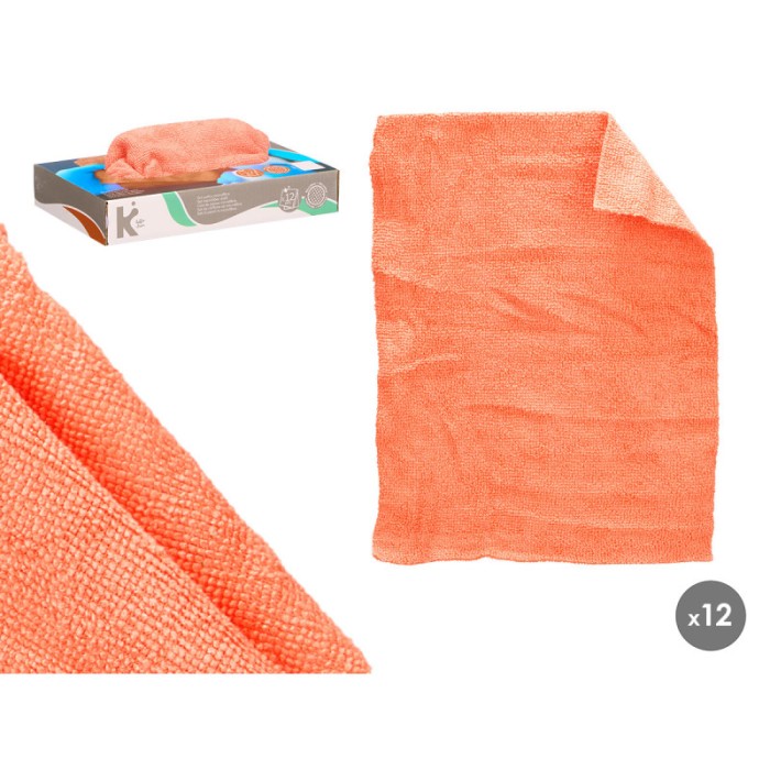 SET 12 PAÑOS MICROFIBRA 30X23CM