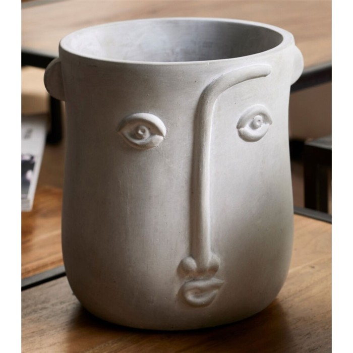 MACETERO CARA TRIBAL 17CM