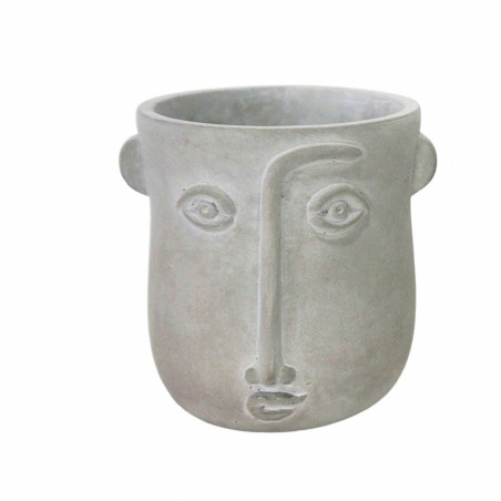 MACETERO CARA TRIBAL 14 CM