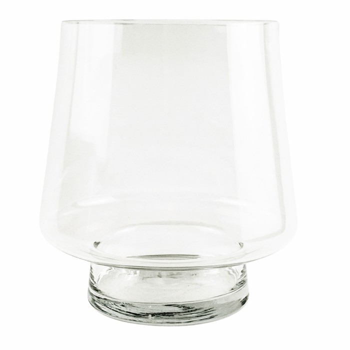 PORTAVELAS VIDRIO 18CM