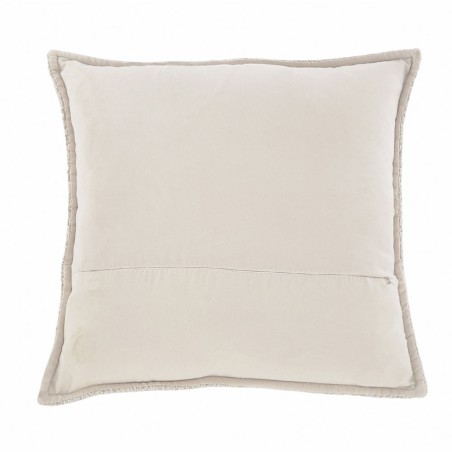COJIN BEIGE RIZO SUAVE 45X45CM