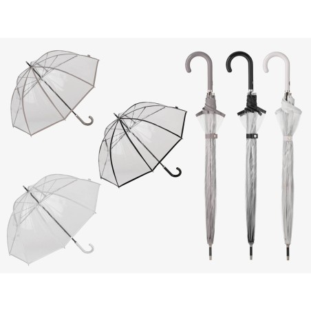 PARAGUAS TRANSPARENTE CUPULA