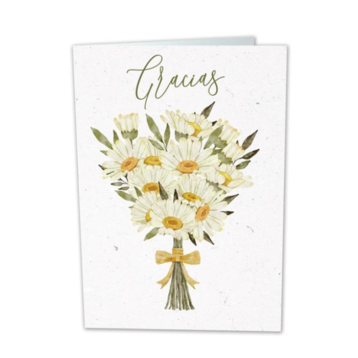 POSTAL GRACIAS MARGARITAS 