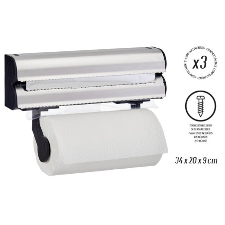 PORTARROLLOS DOBLE 34CM /4