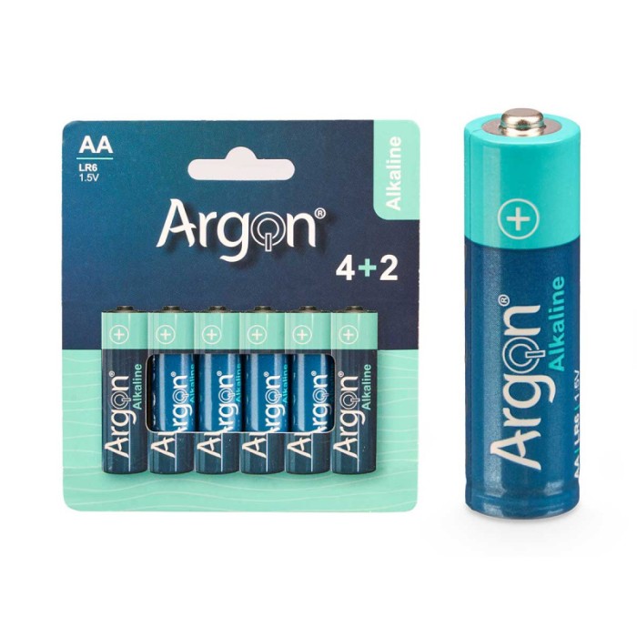 6 PILAS AA ALKALINA LR6