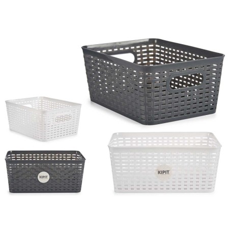 CESTA 35 x 28.5 x 22 cm MULTIUSO TRENZADA 