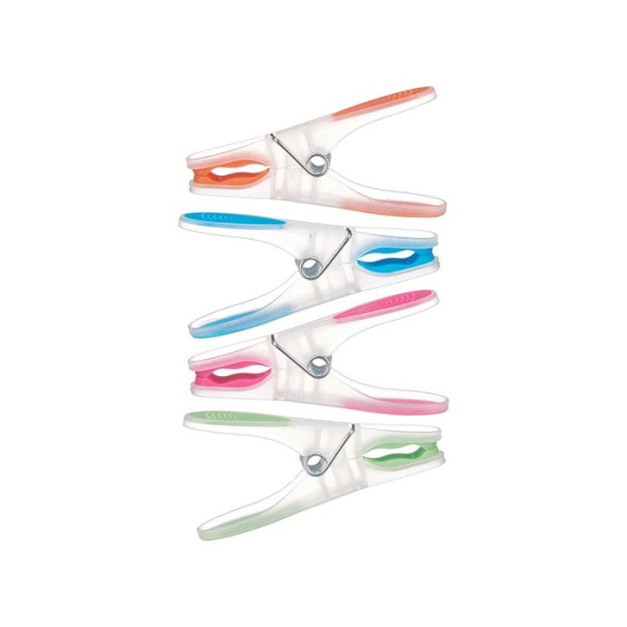 SET 20 PINZAS ROPA SILICONA /48