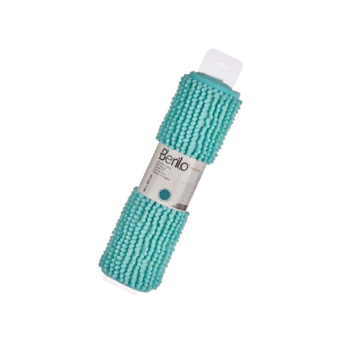 ALFOMBRA AZUL JADE 40X60 CM BAÑO/12