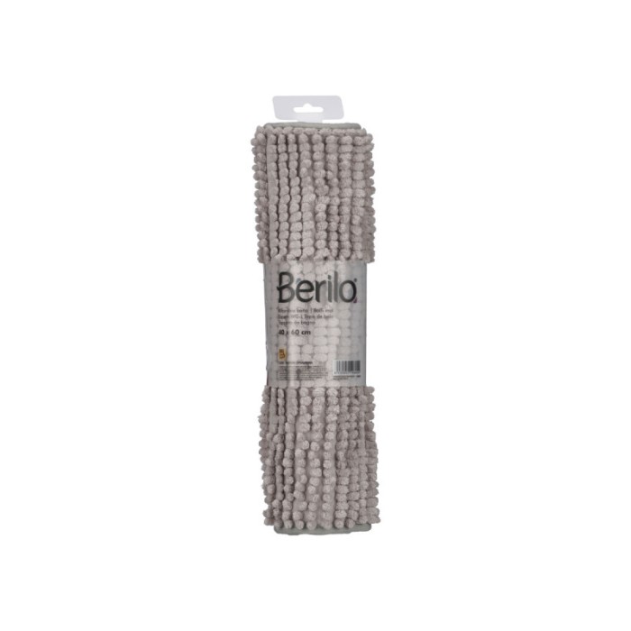 ALFOMBRA GRIS 40X60CM BAÑO