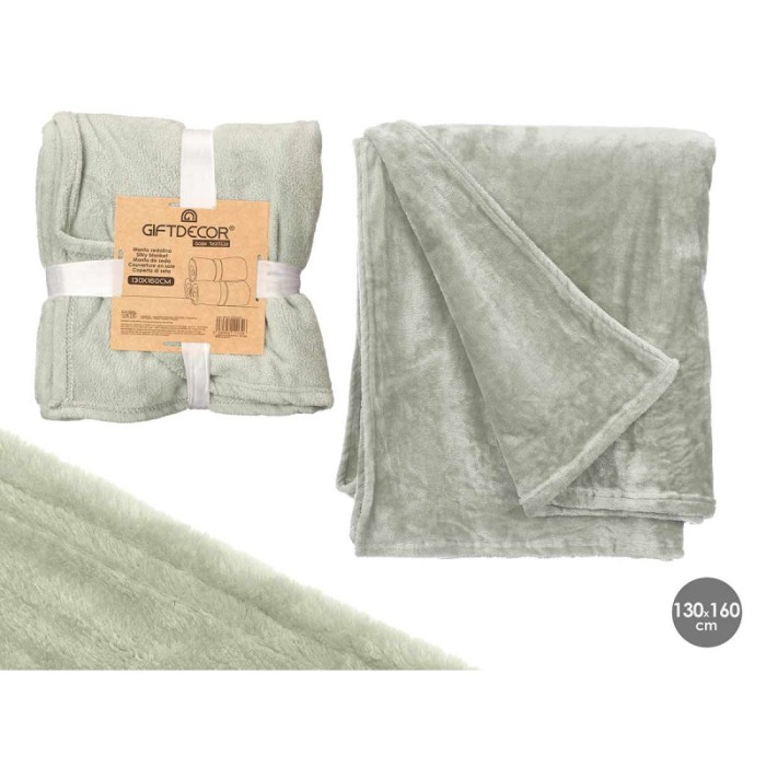 MANTA VERDE 130X160 CM /8