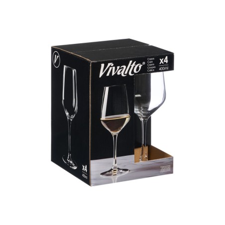 SET 4 COPAS 400ML VIVALTO