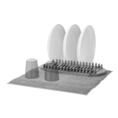 ESCURREPLATOS GRIS +BAYETA /12